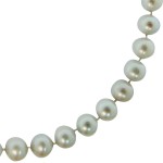 Κολιέ με μαργαριτάρια 11,0-11,5mm και χρυσά στοιχεία K18 - 119151
