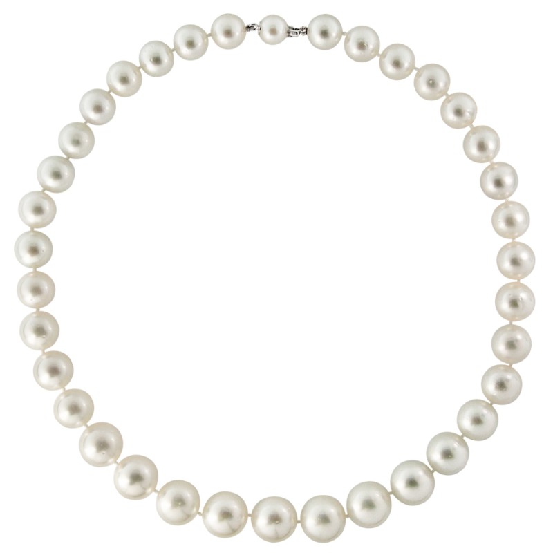 Κολιέ με μαργαριτάρια South Sea Australia 11,0-14,6mm και στοιχεία 18K - 120196