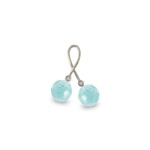 Χρυσό μενταγιόν με Aquamarine και διαμάντια - 318448AQ