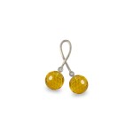 Χρυσό μενταγιόν με Citrine και διαμάντια - 318448C