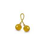 Χρυσό μενταγιόν με Citrine και διαμάντια - 318448C