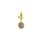 Χρυσό μενταγιόν με Smoked Quartz και διαμάντια - 318449SQ Χρυσό μενταγιόν με Smoked Quartz και διαμάντια - 318449SQ