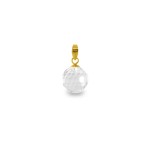 Χρυσό μενταγιόν με Crystal - Μ318456