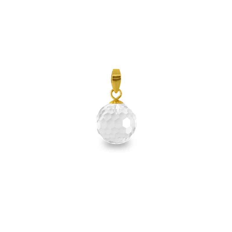 Χρυσό μενταγιόν με Crystal - Μ318456