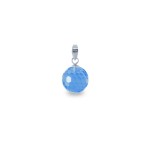 Χρυσό μενταγιόν με Blue Topaz - 318456BT