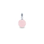 Χρυσό μενταγιόν με Rose Quartz - 318456RQ