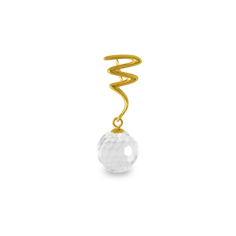 Χρυσό μενταγιόν με Crystal - 318466