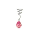 Χρυσό μενταγιόν με Pink Quartz - 318478PQ