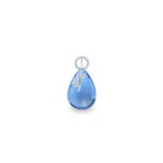 Χρυσό μενταγιόν με Blue Topaz και διαμάντια - 318481BT