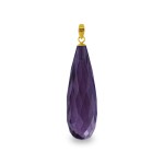 Χρυσό μενταγιόν με Amethyst - 318504A Χρυσό μενταγιόν με Amethyst - 318504A
