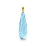 Χρυσό μενταγιόν με Aquamarine - 318504AQ